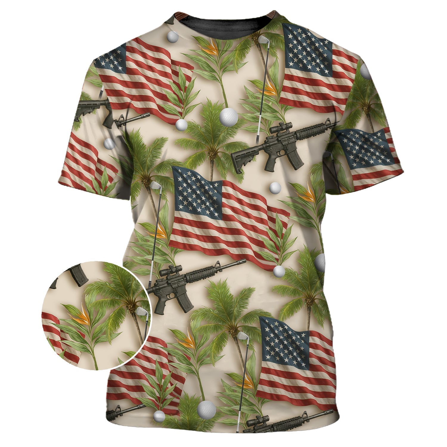 Fourth Of July Golf Shirts, 4th Of July Golf Polo For Men