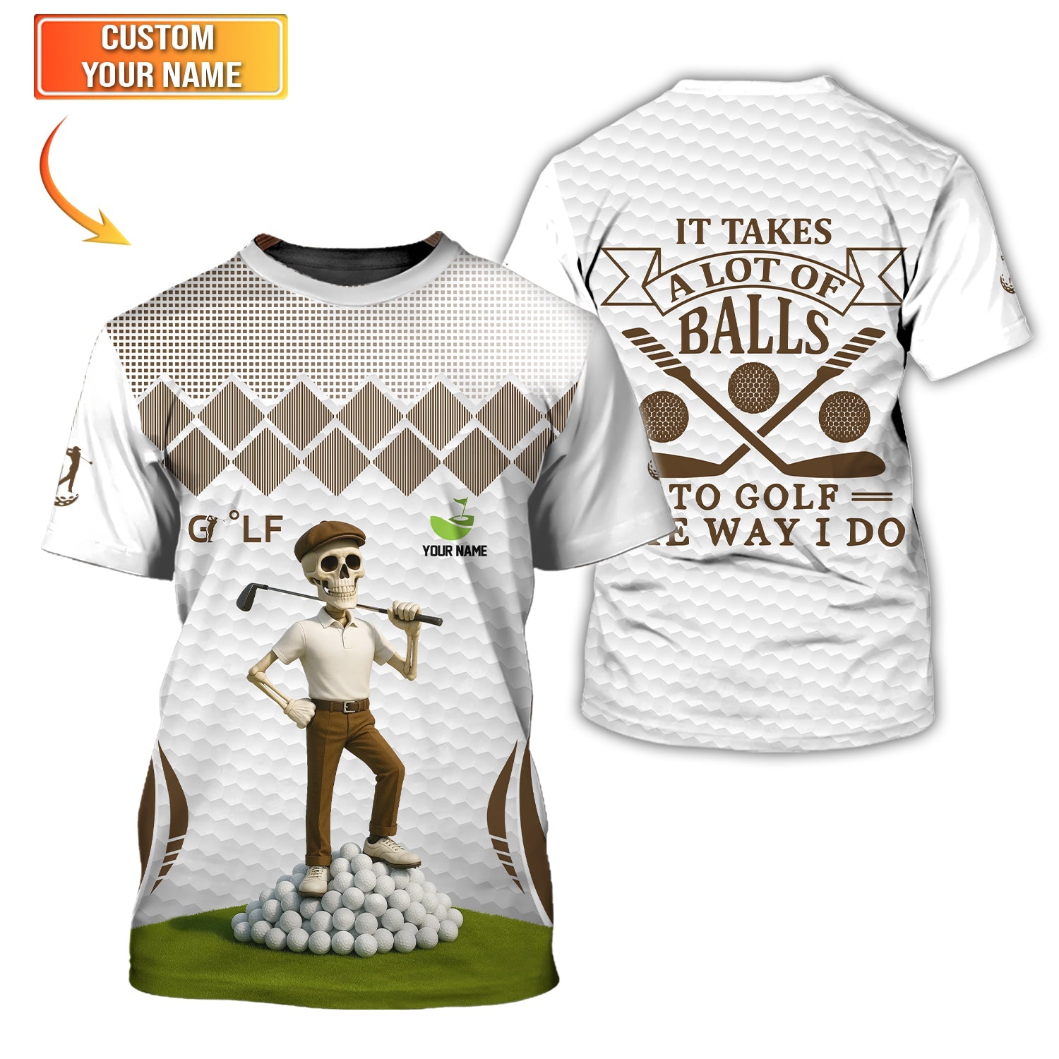 Golf The Way I Do Custom Polo Shirts, Vintage Golf Shirts For Men, Golf Gift Ideas For Dad