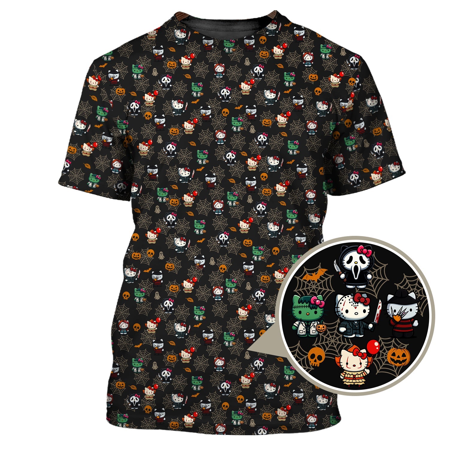Halloween Golf Shirt, Pattern Golf Shirt For Golfer, Funny Golf Shirt For Men