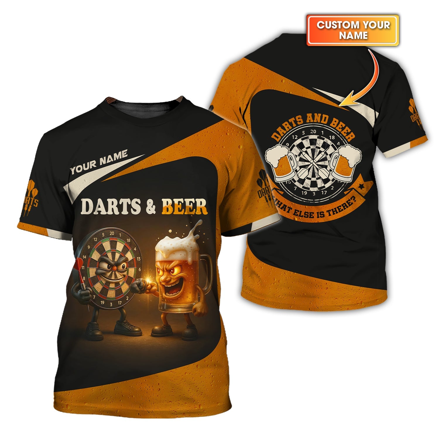 Funny Darts And Beer Else Is There Custom Dart Jersey Dartboard For Beer Lovers, Dart Team Shirts