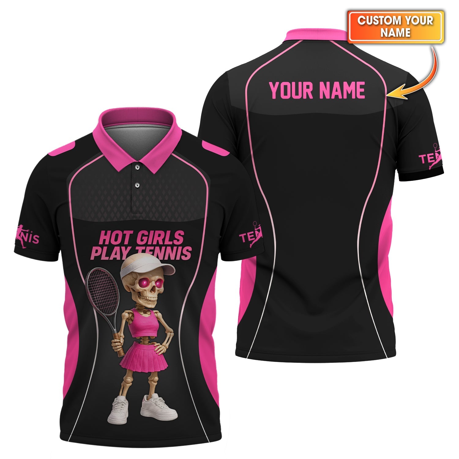 Hot Girls Play Tennis Racket Shirts, Tennis Club Custom T Shirt Women, Gifts for Tennis Lovers