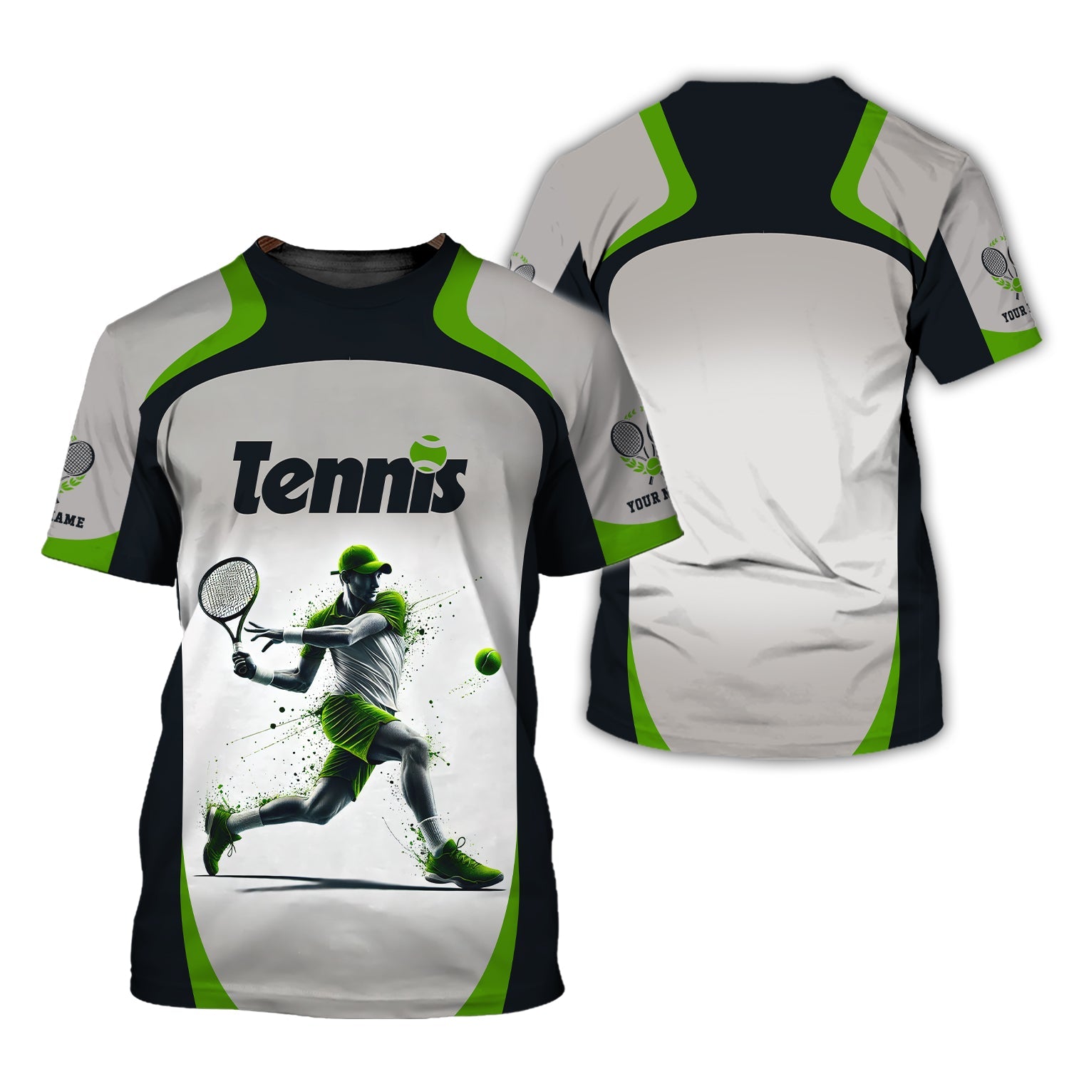 Custom Tennis Shirts, Unisex Shirt, Sweatshirt Tennis, Tennis Jersey, Gift for Tennis Players