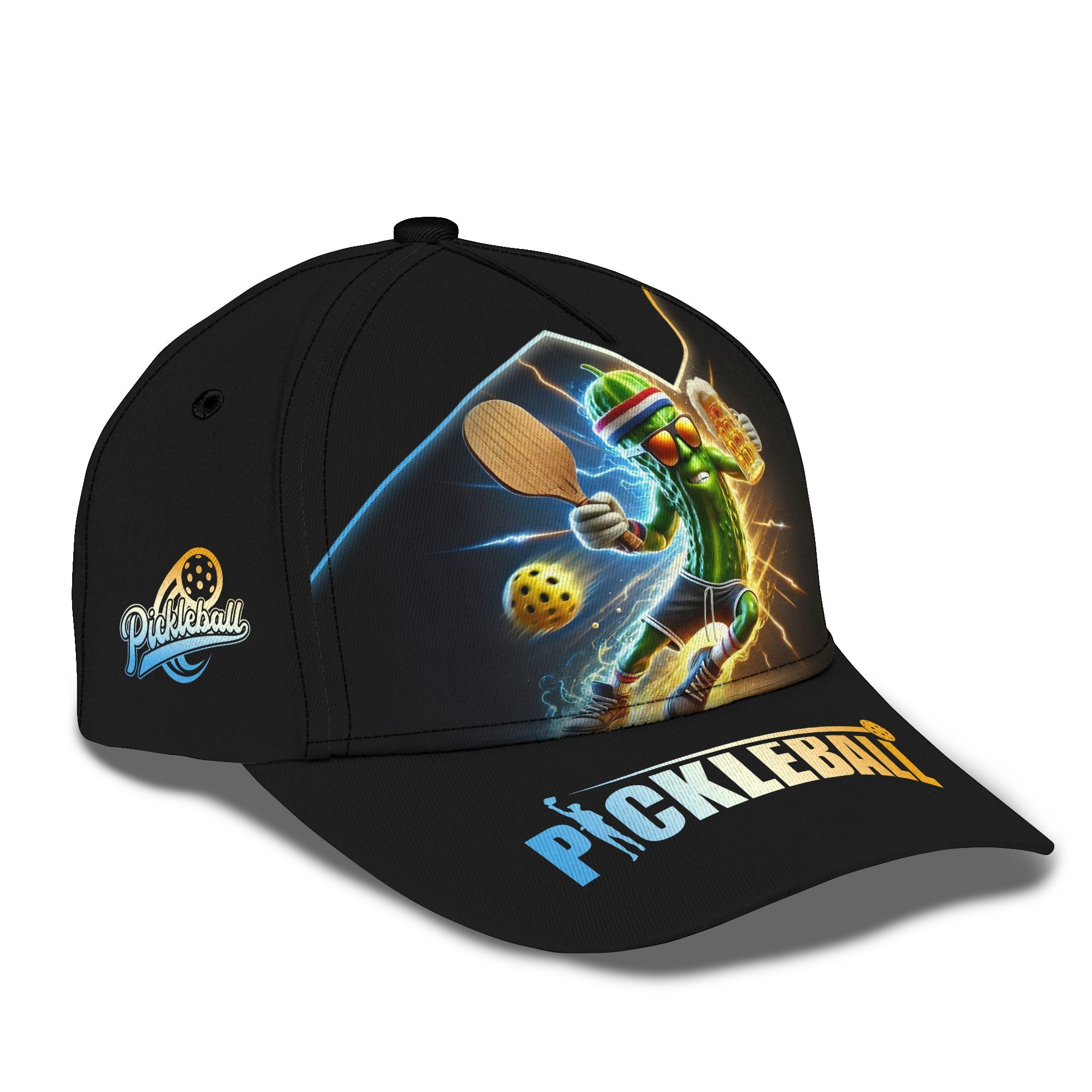 Custom Name Pickleball Funny Beer Hat, Pickleball Cap, Gifts For Pickleball Players