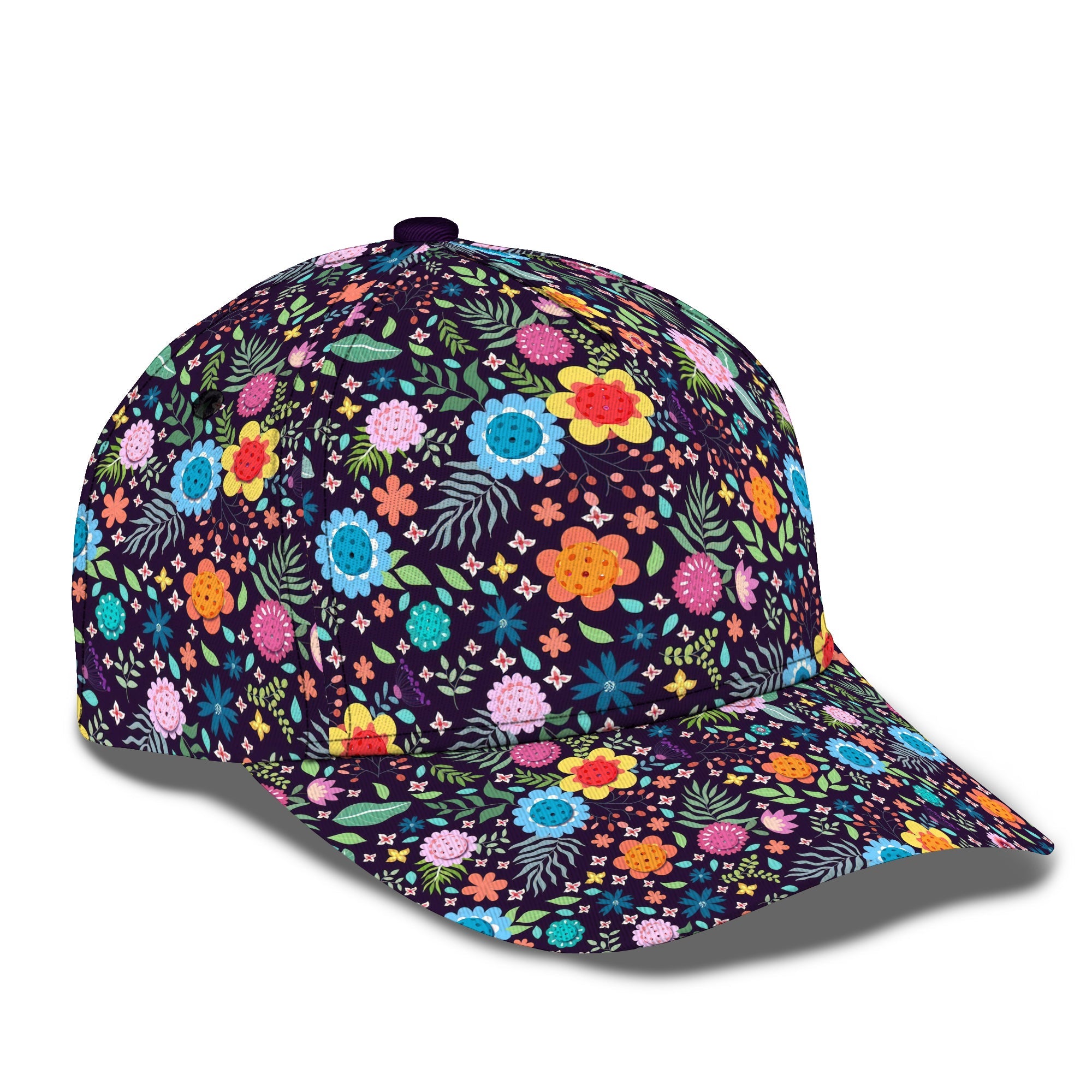 Floral Pickleball Hat, Summer Style Cap For Pickleball Players, Gift For Pickleball Lovers