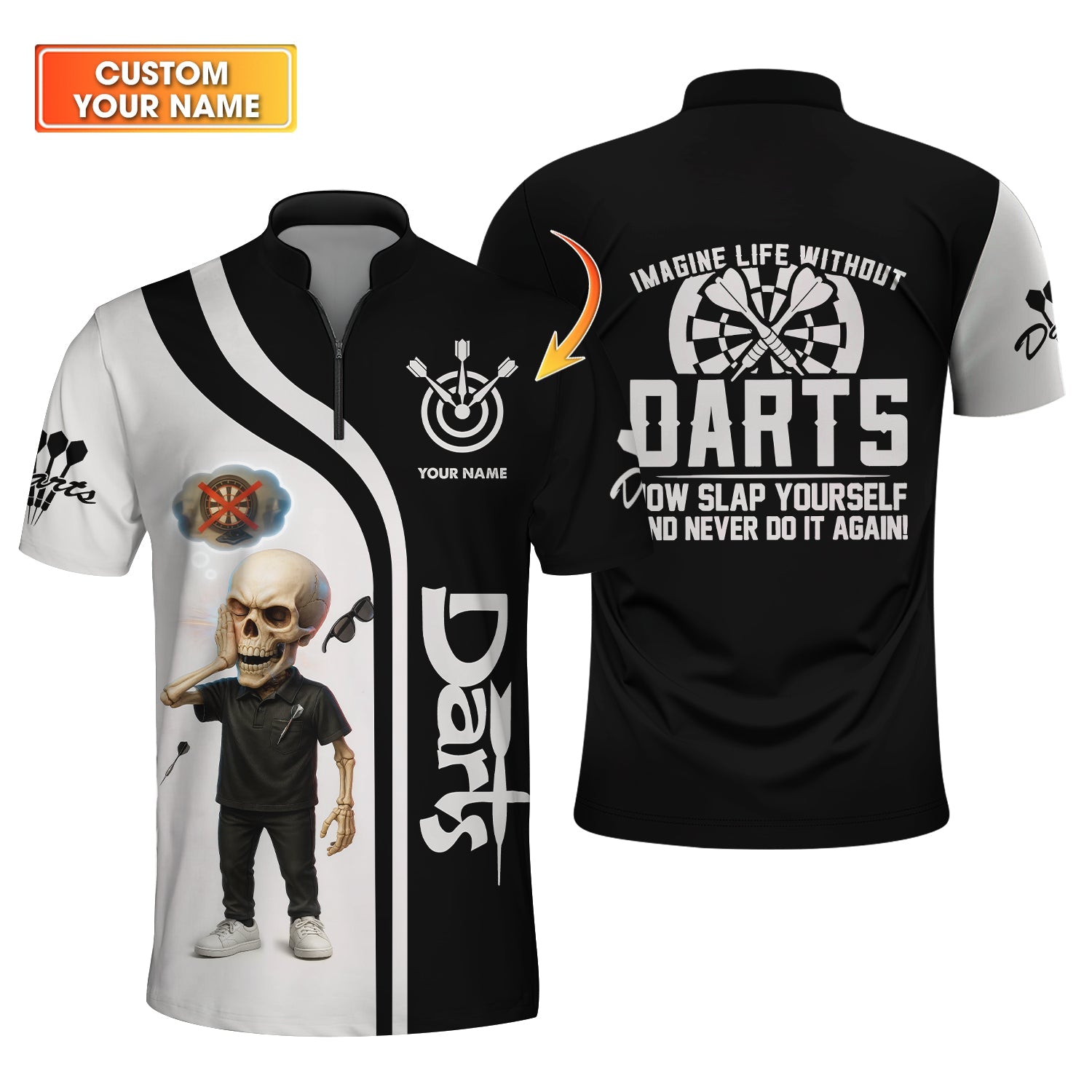 Imagine Life Without Custom Dart Jersey Team, Funny Dart Shirts, Best Darts Gift For Dart Player