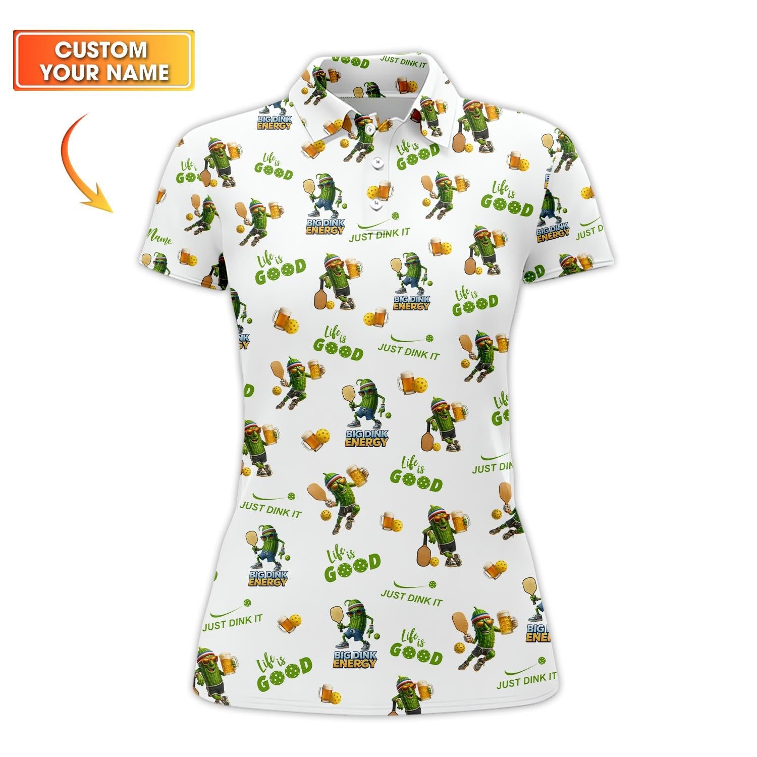 Big Dink Energy Pickleball Shirt – Funny PickleBeer T-Shirt for Men & Women, Pickleball Team Apparel