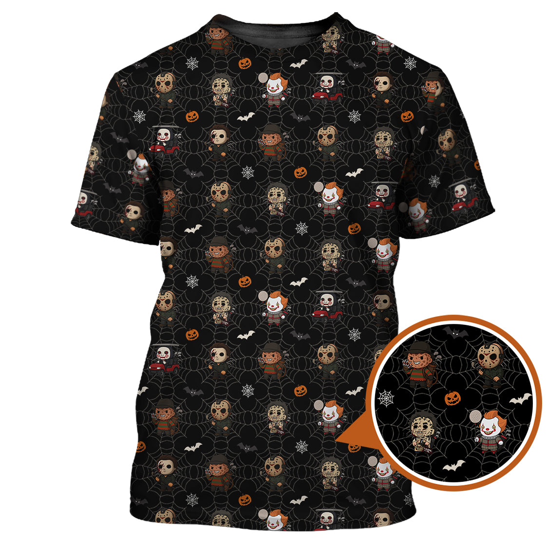 Halloween Golf Shirt For Golfer, Funny Pattern Golf Shirt, Crazy Golf Shirt For Men