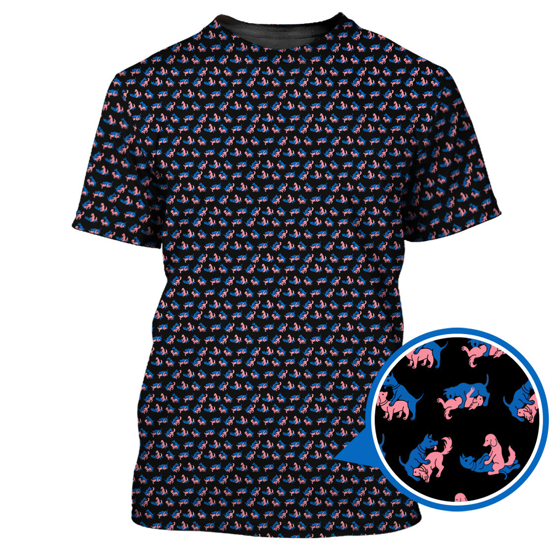 Funny Dog Golf Shirt, Golf Pattern Shirt For Men, Crazy Golf Shirt For Golfer