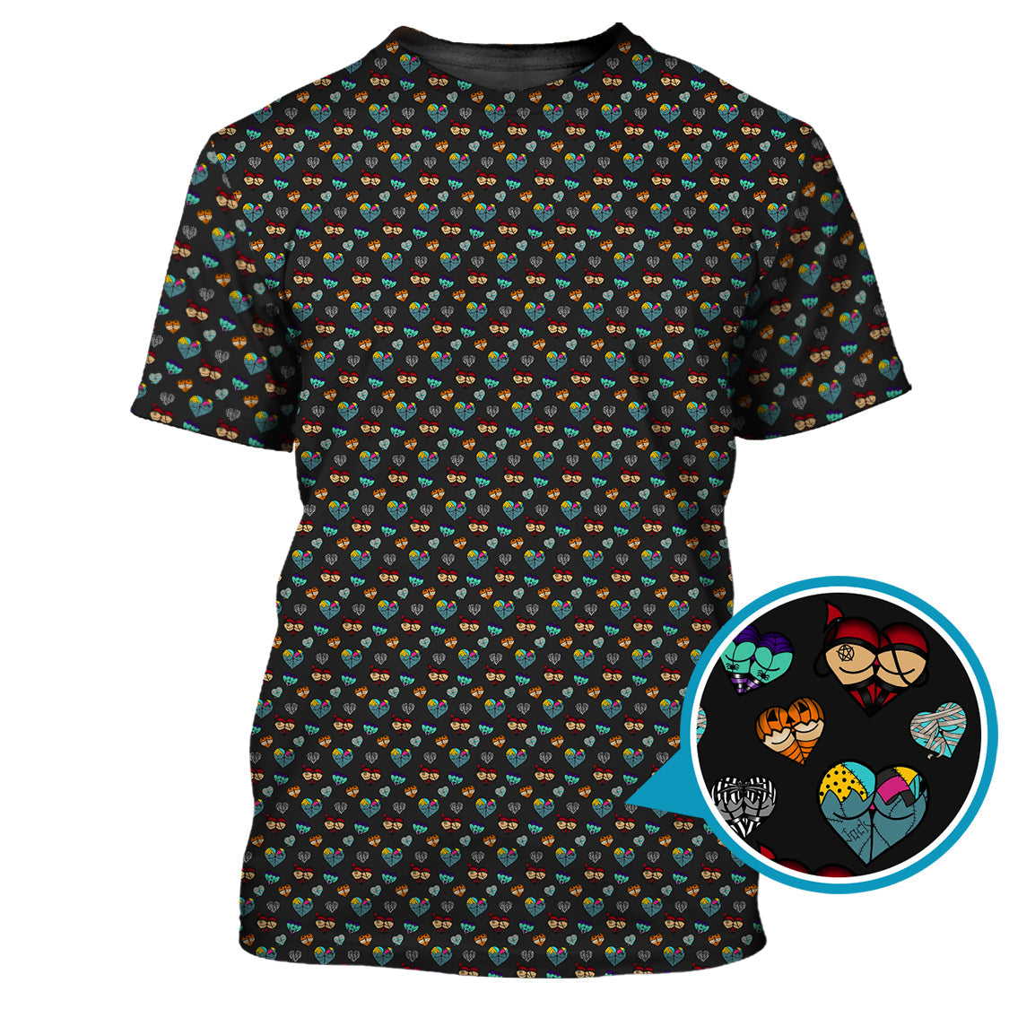 Halloween Pattern Golf Shirt, Funny Boobs Golf Shirt, Crazy Golf Shirt For Golfer