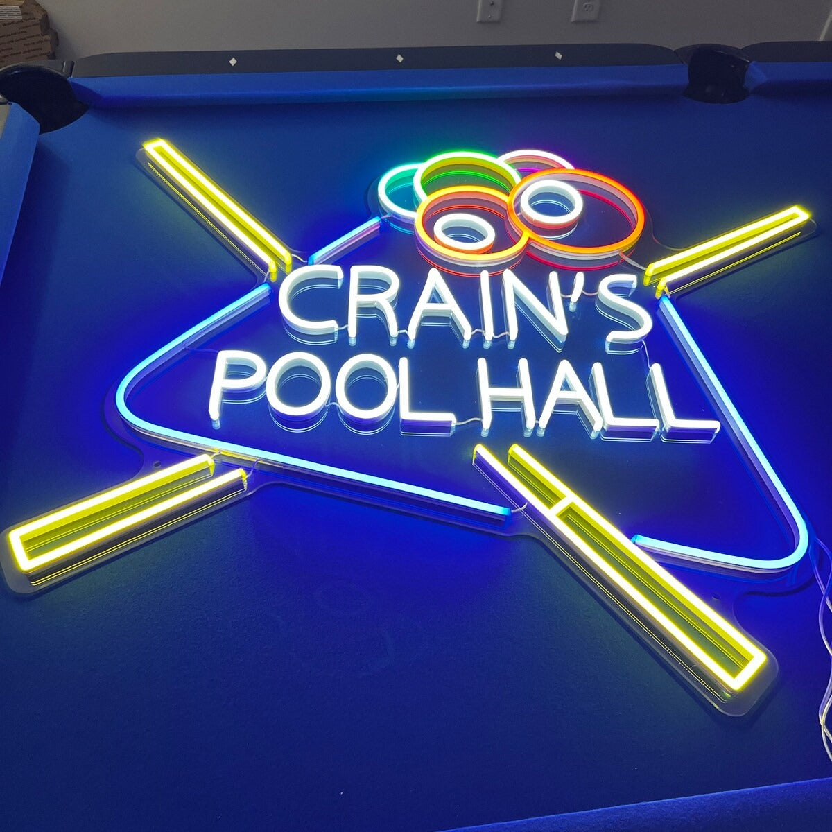 Custom Name Pool Hall Neon Sign , Billiards Neon Led Light, Custom Neon Sign, Home Decor