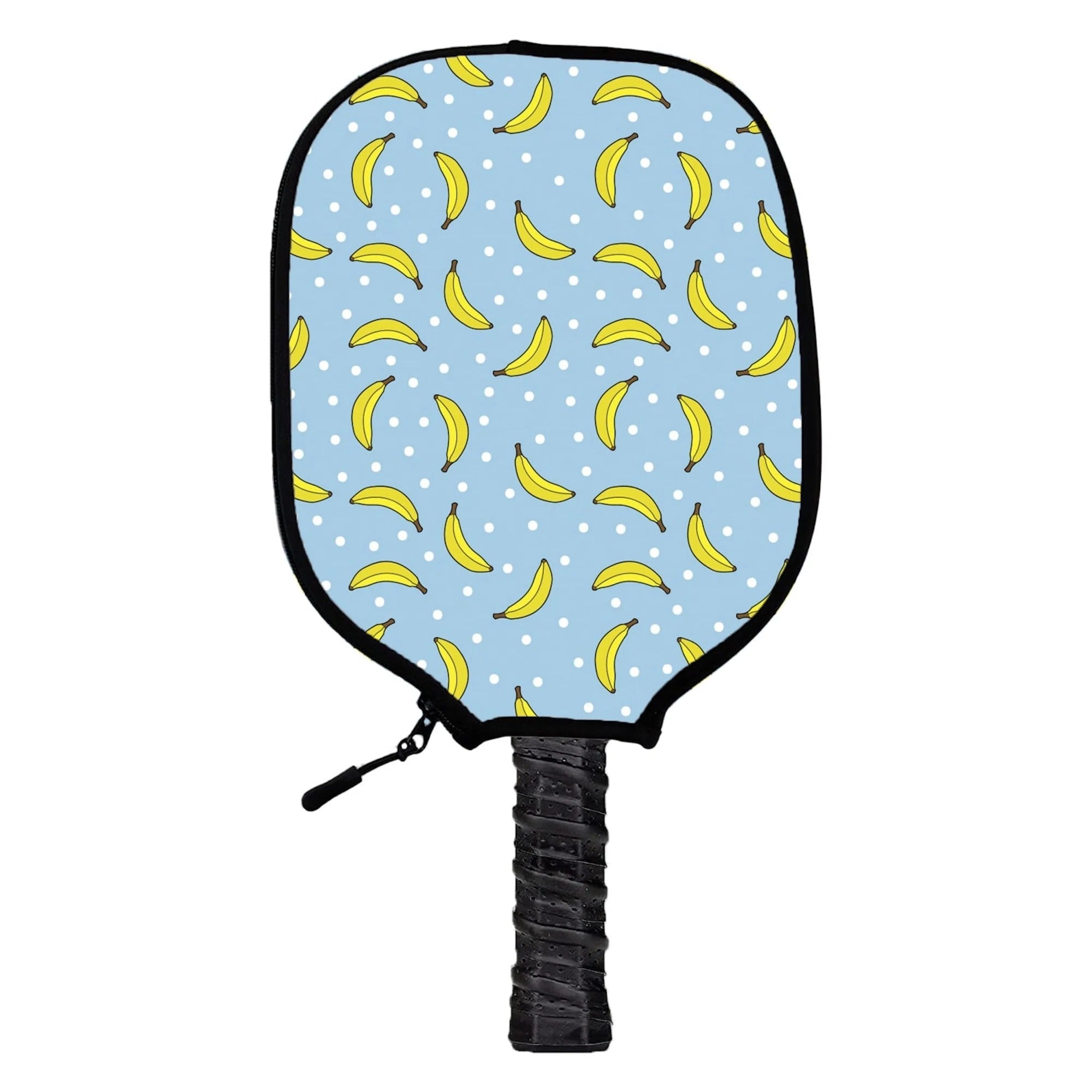 Banana Pattern Pickleball Paddle Covers, Funny Pickleball Paddle Cover, Gift For Pickleball Lover