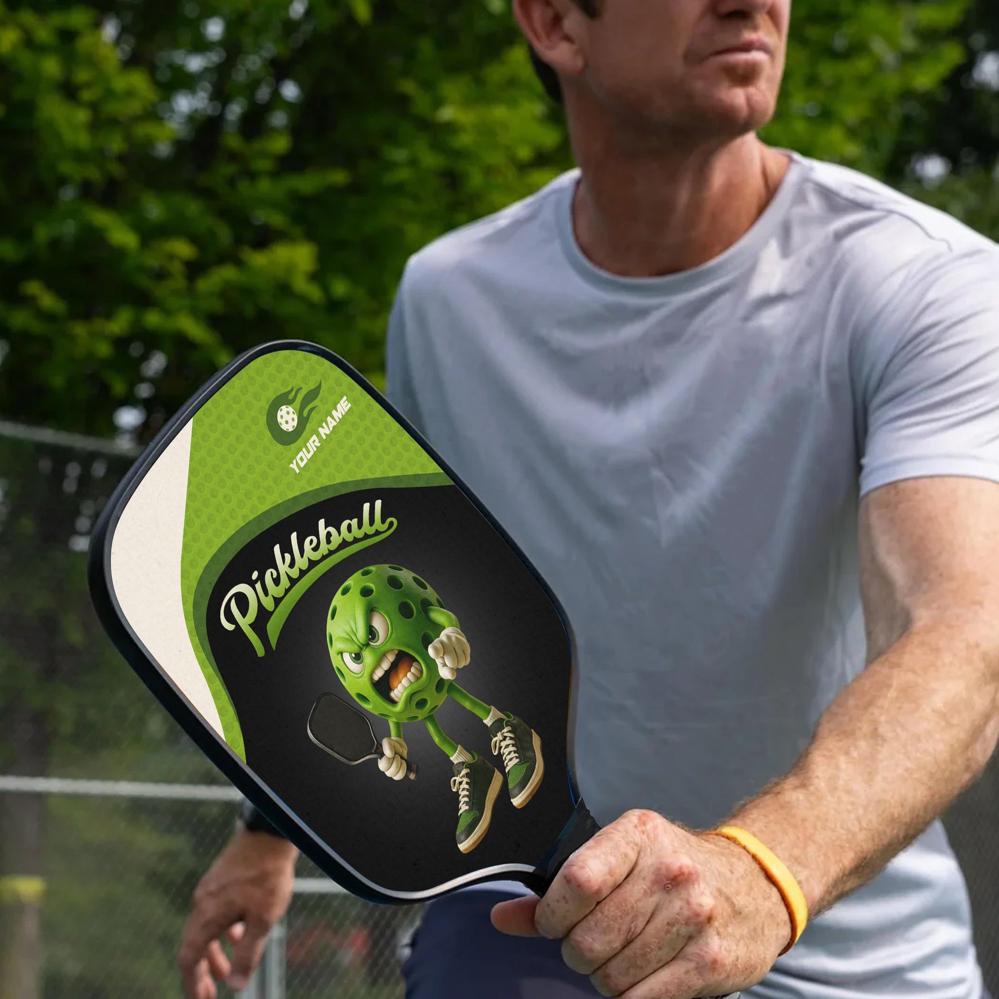No Crying In Custom Pickleball Paddle Cover, Pickleball Set Paddle, Gifts For Pickleball Players