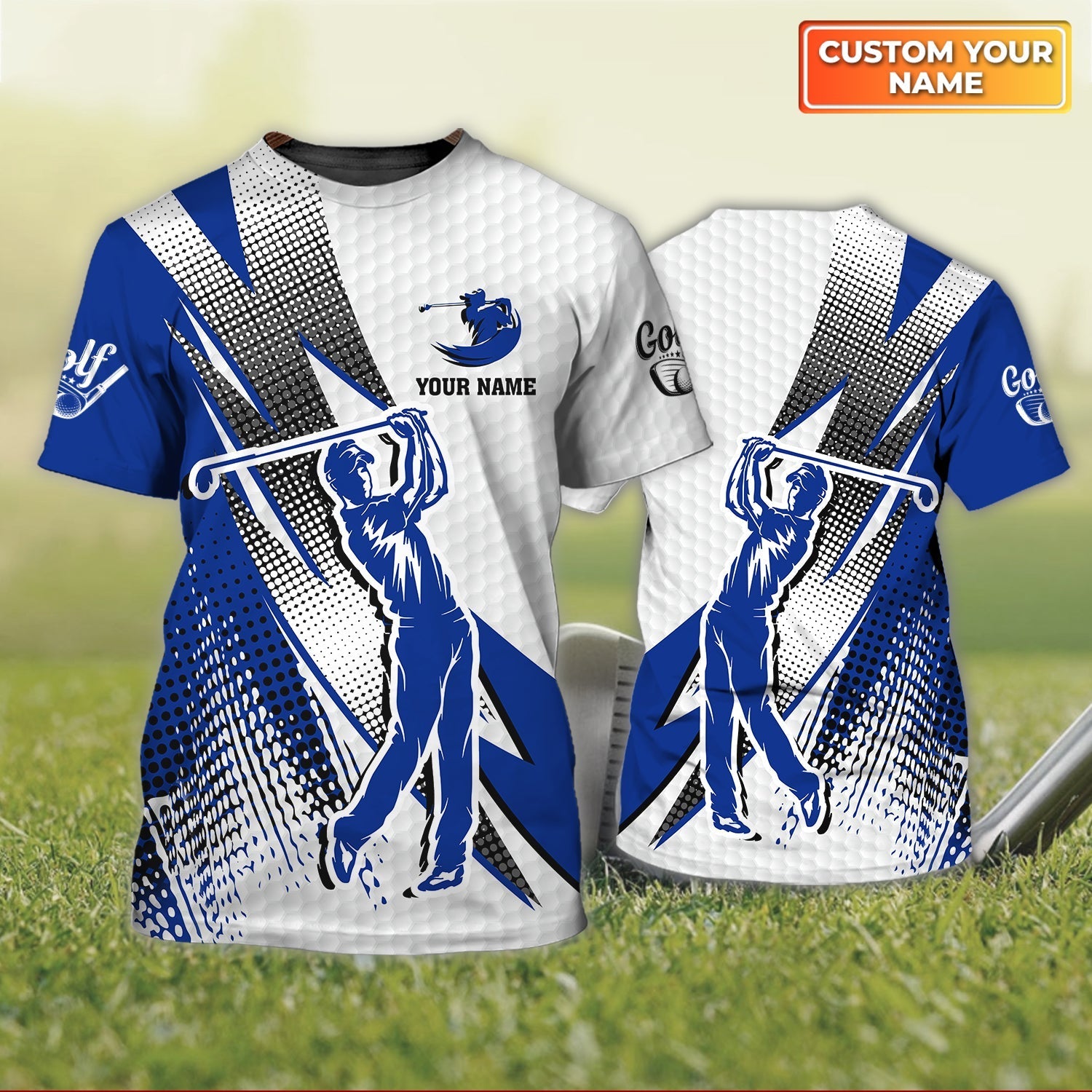 Golf- Personalized Name 3D Tshirt