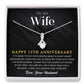 15 year anniversary gift for wife from husband anniversary necklace