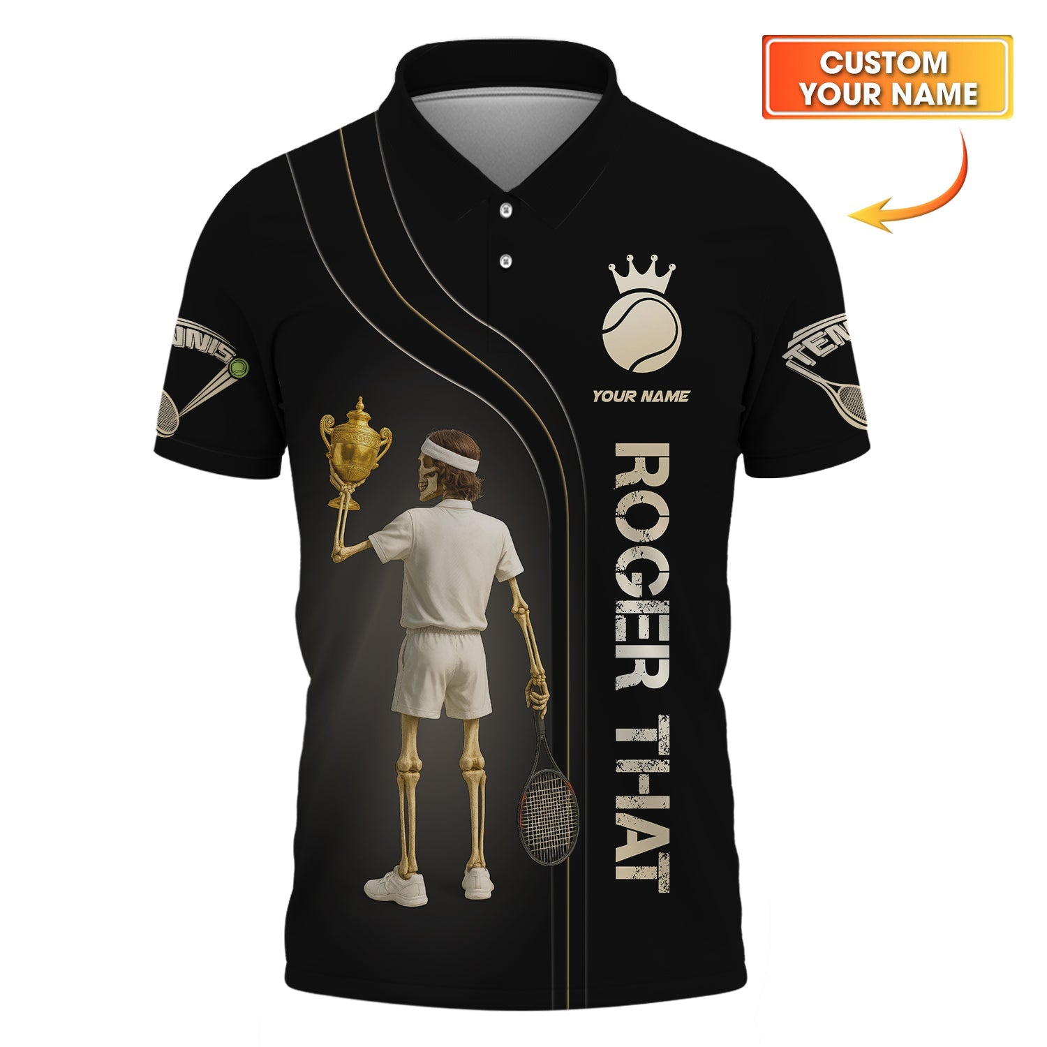 Roger That Tennis Shirts, Custom Tennis Shirts for Men, Gifts for Tennis Lovers
