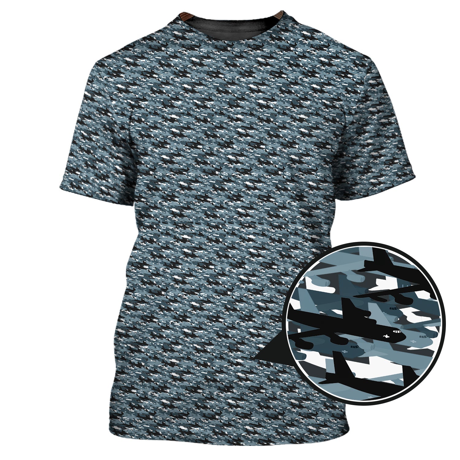 Camo Pattern Golf Shirt, Crazy Golf Shirt For Golfer, Golf Shirts For Men