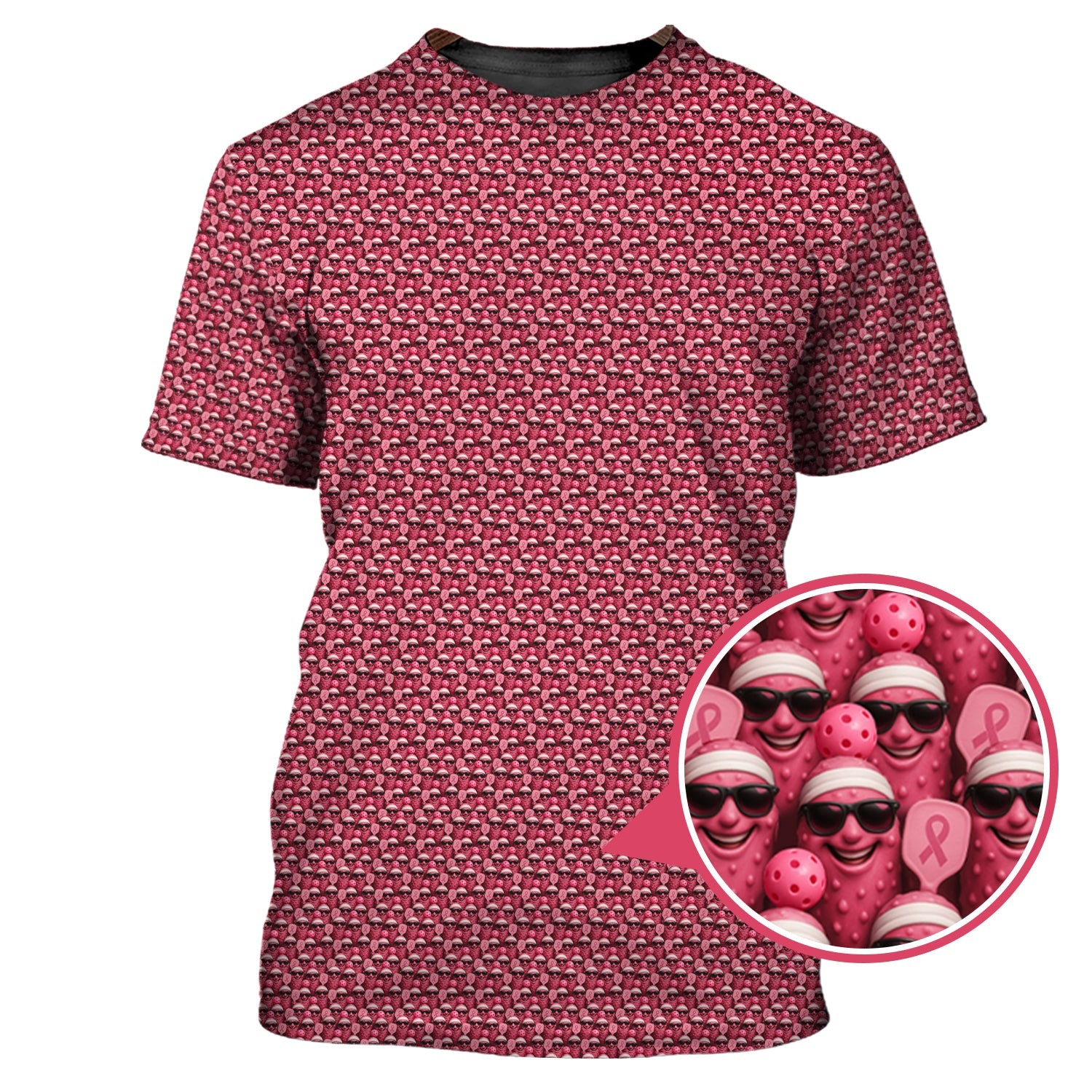 Funny Pattern Pickleball Shirt, Women's Pickleball Shirt, Gift For Pickleball Lover