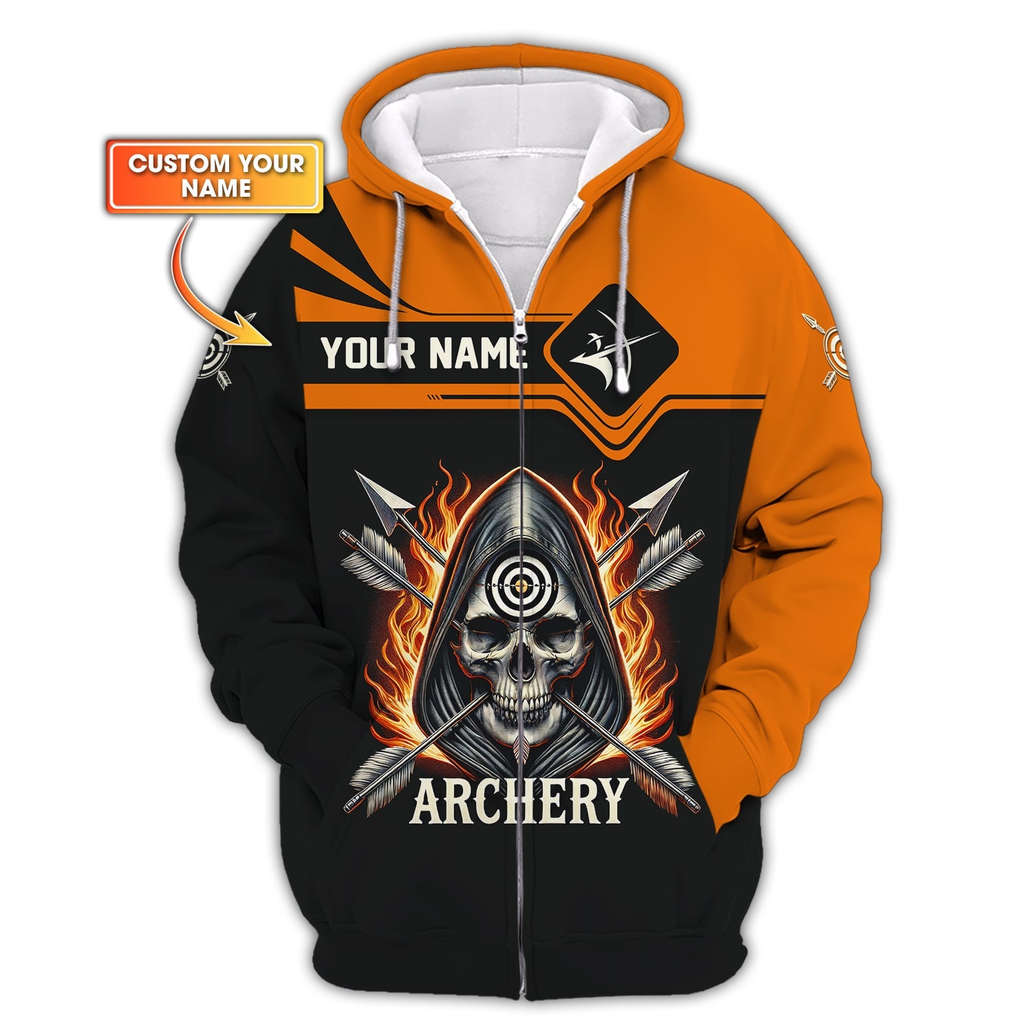 Custom Archer T Shirt, Archery Polo Shirt, Gift for Archers, Gift For Sport Fan