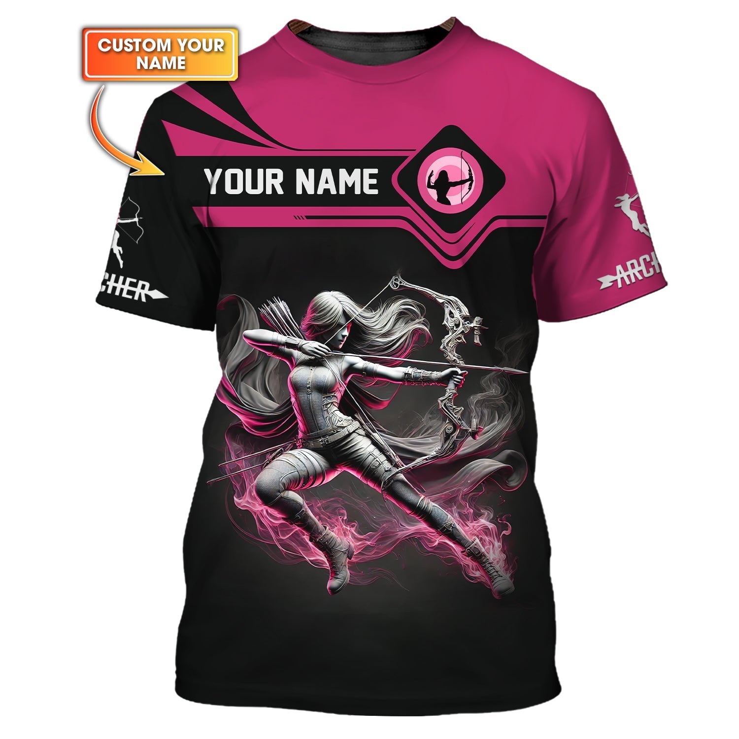 Custom Archer T-Shirt, Archer Polo Shirts, Unisex Shirt, Gift for Archers, Gift For Sport Fan