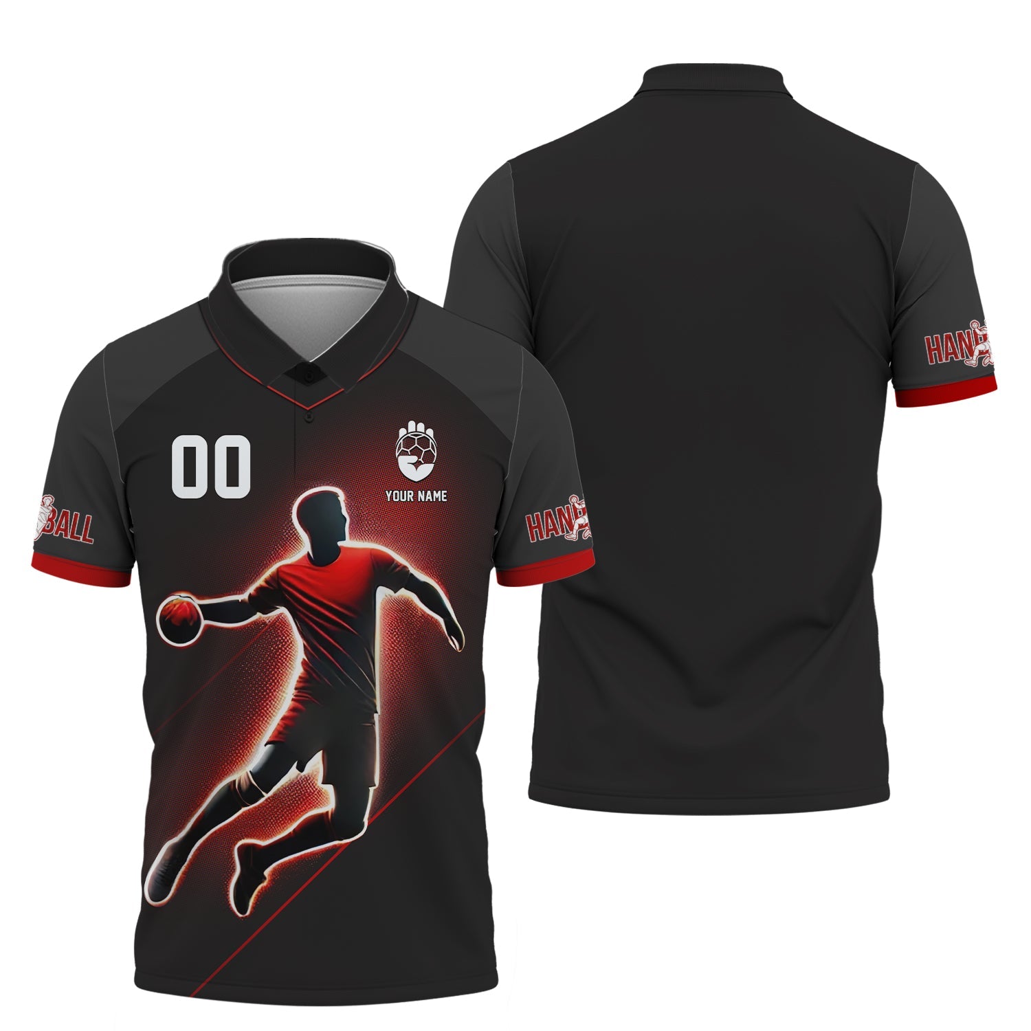 Custom Name Handball T-Shirt, Shirts For Handball Men Player, Gift For Handball Fan