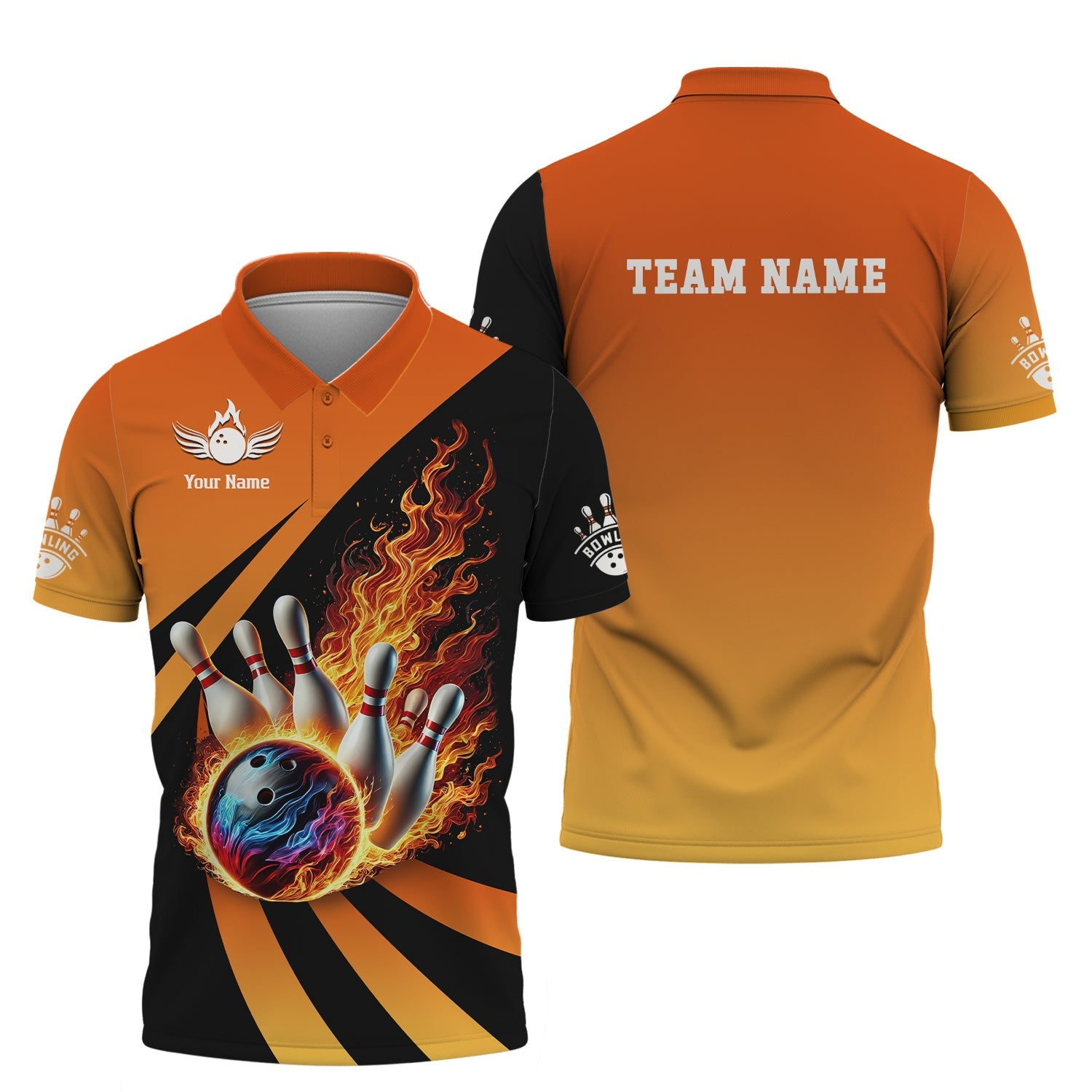 Strike Bowling Ball and Pin T Shirt, Custom Bowling Jersey, Bowling Team Shirts