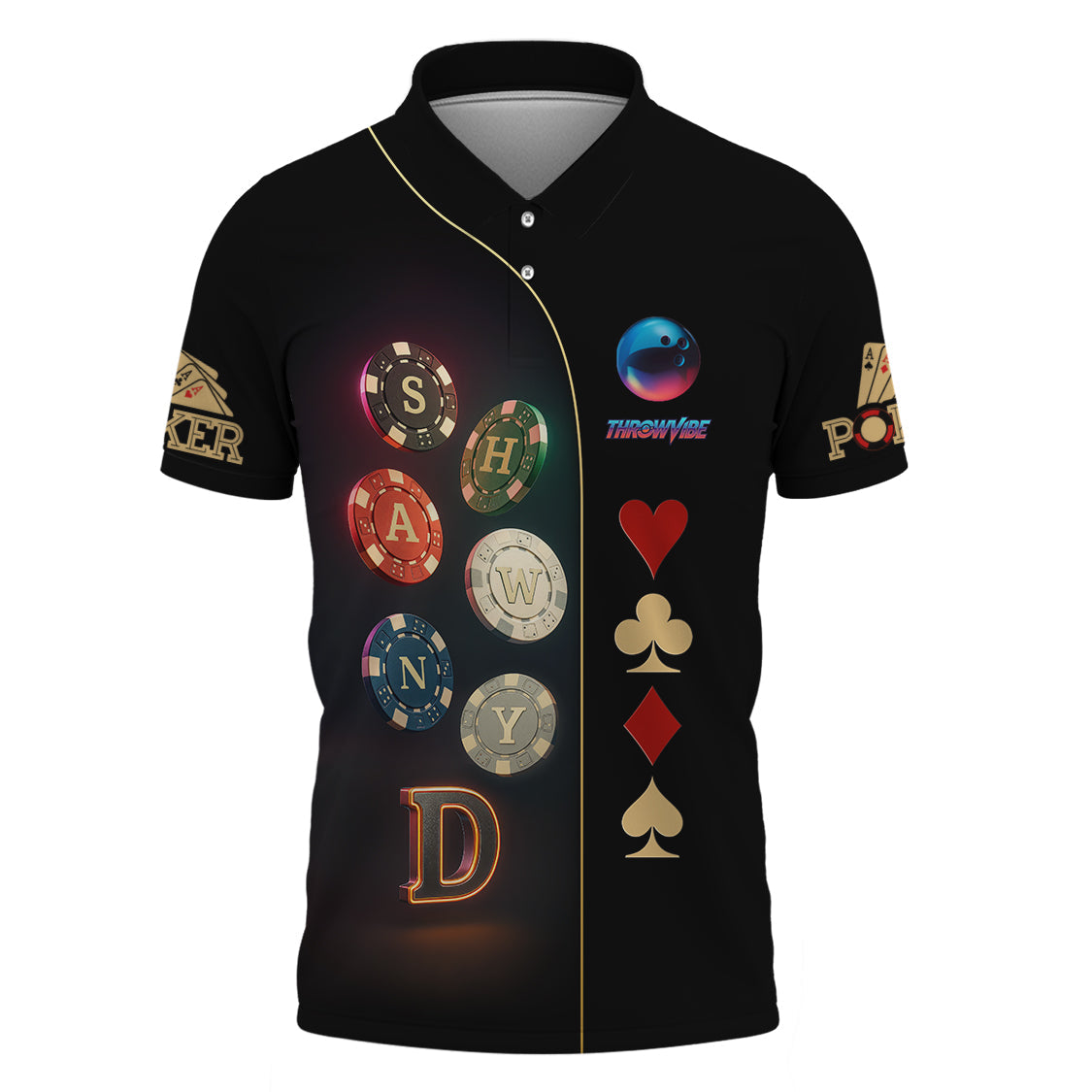 SHAWNY D Poker Shirt