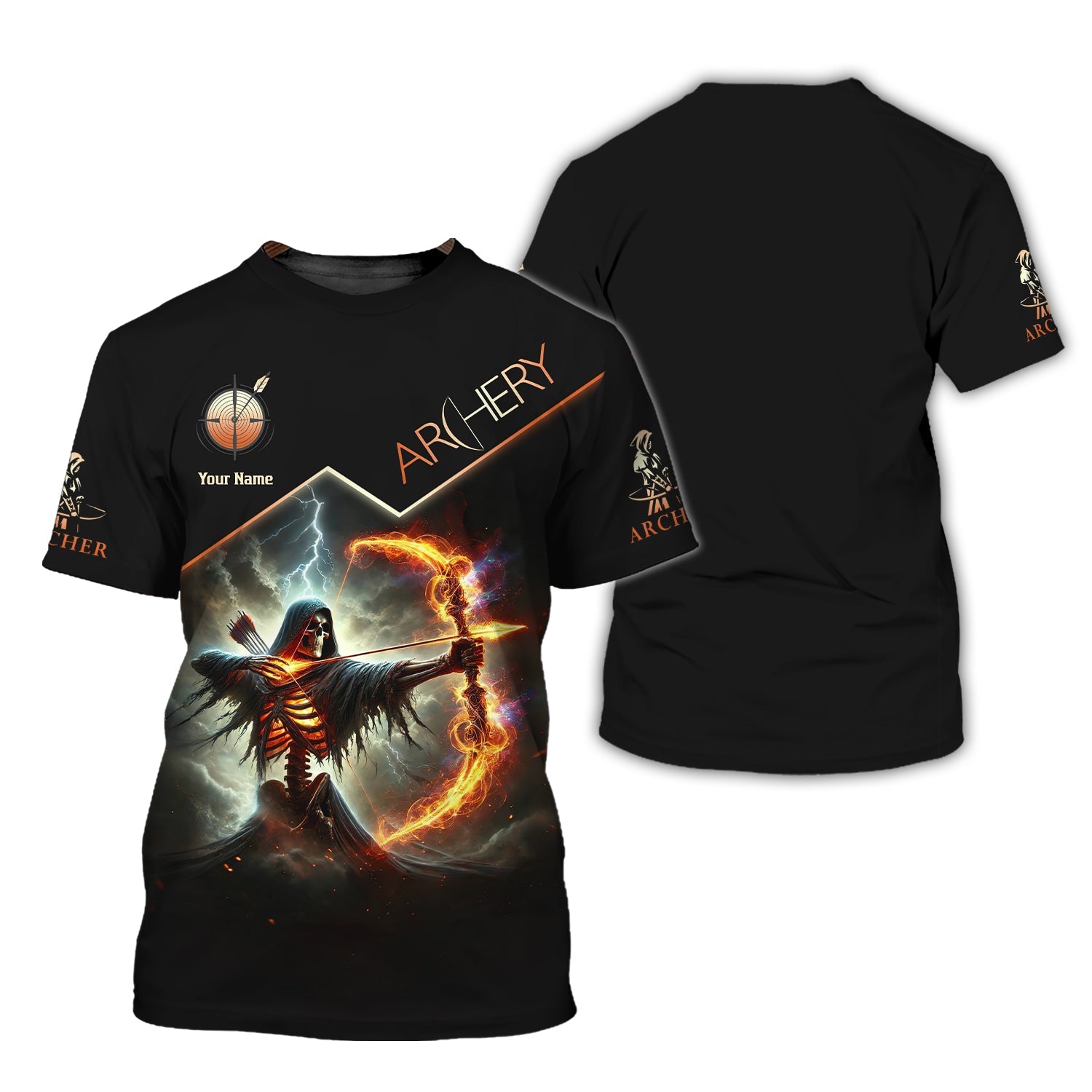 Custom Archery T-Shirt, Archer Polo Shirts, Unisex Shirt, Gift for Archers, Gift For Sport Fan
