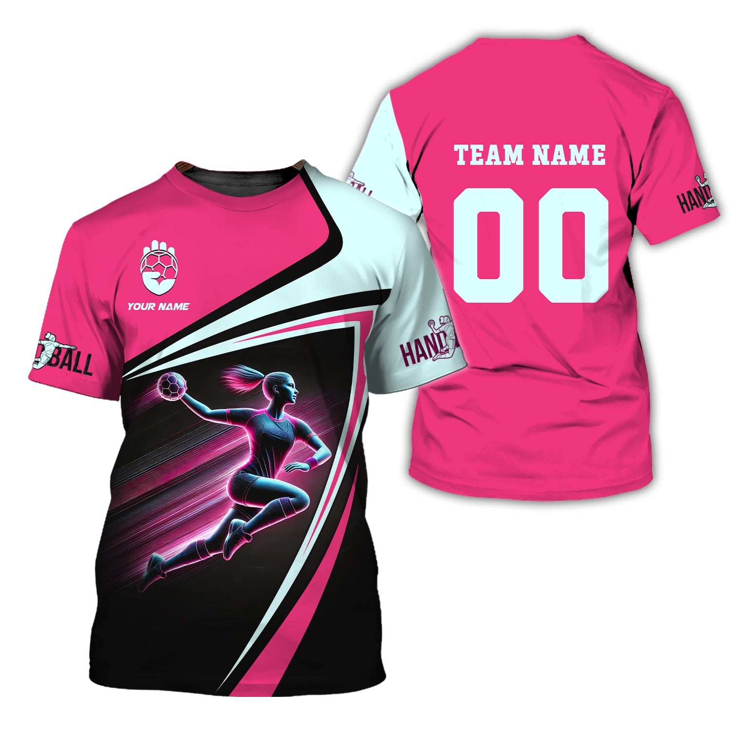 Custom Handball T-Shirt, Custom Handball Jersey, Lightweight Sportswear, Gift For Sports Fan