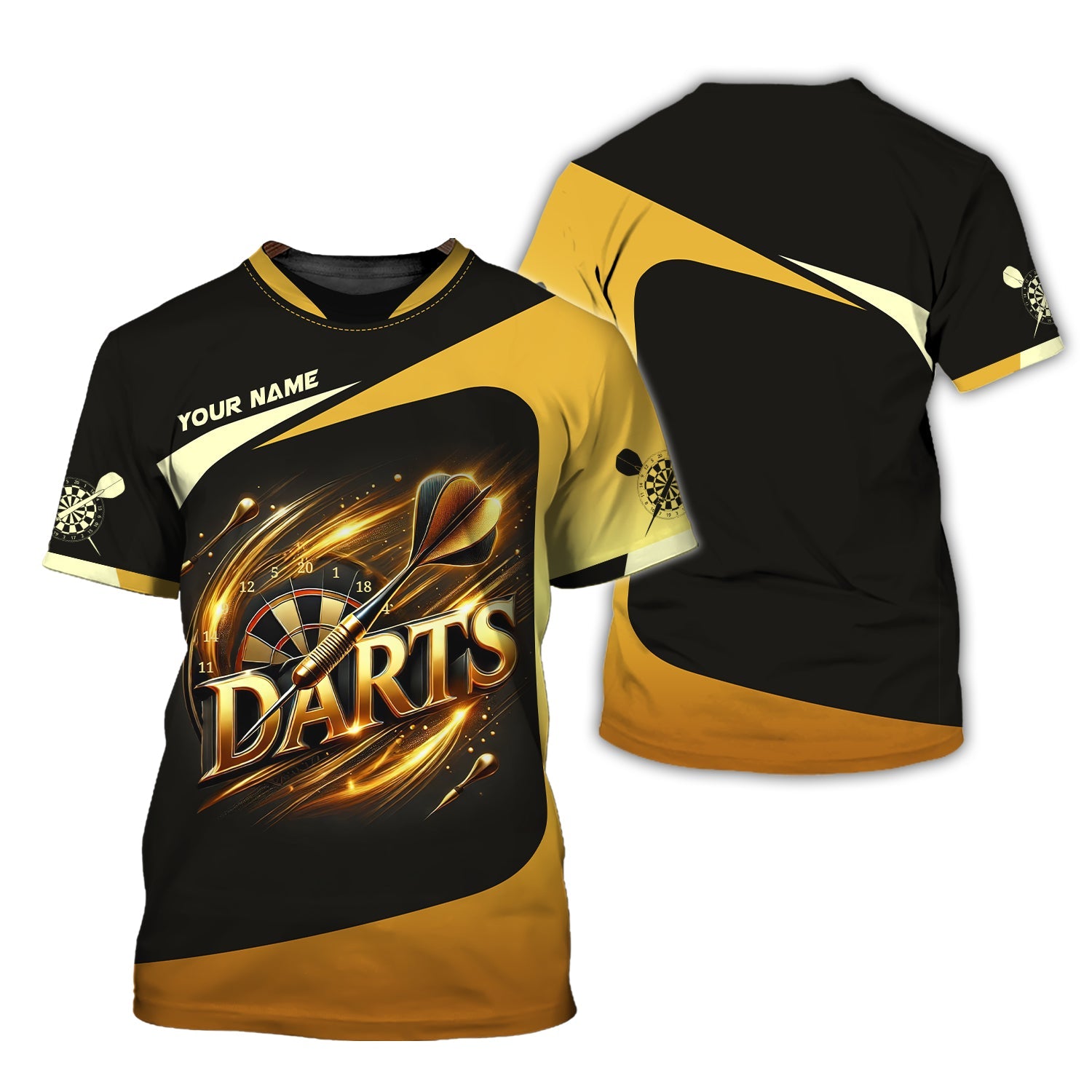 Custom Darts T-Shirts, Polo Shirt For Darts Player, Unisex Shirt, Gift For Darts Lovers