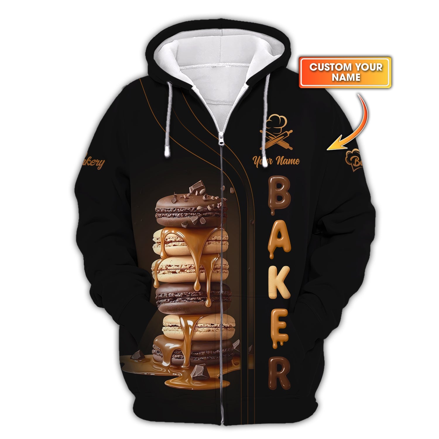 Personalized Baker T-Shirt, Perfect Gift for Bakers and Pastry Lovers, Custom Name Baker Shirt