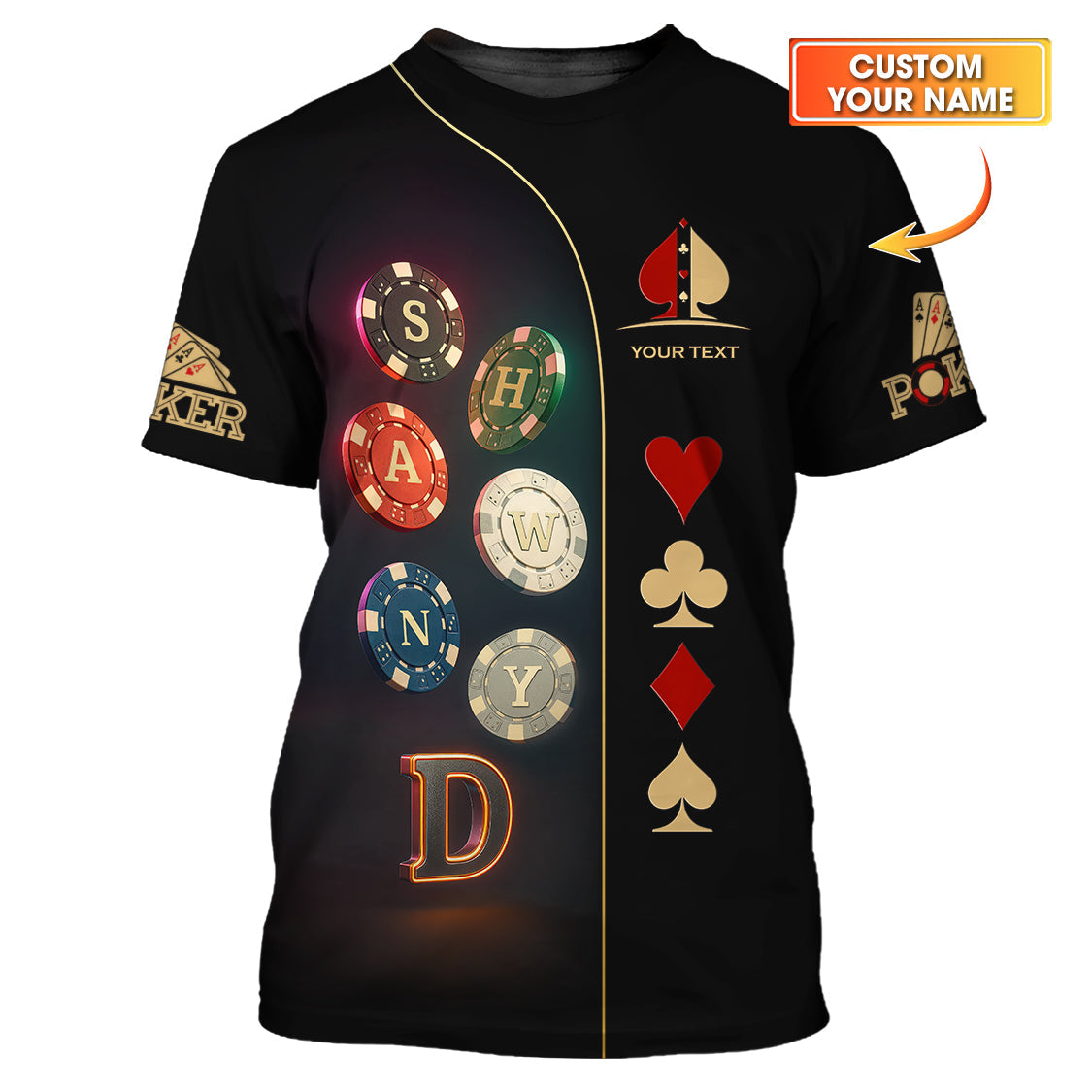 SHAWNY D Poker Shirt