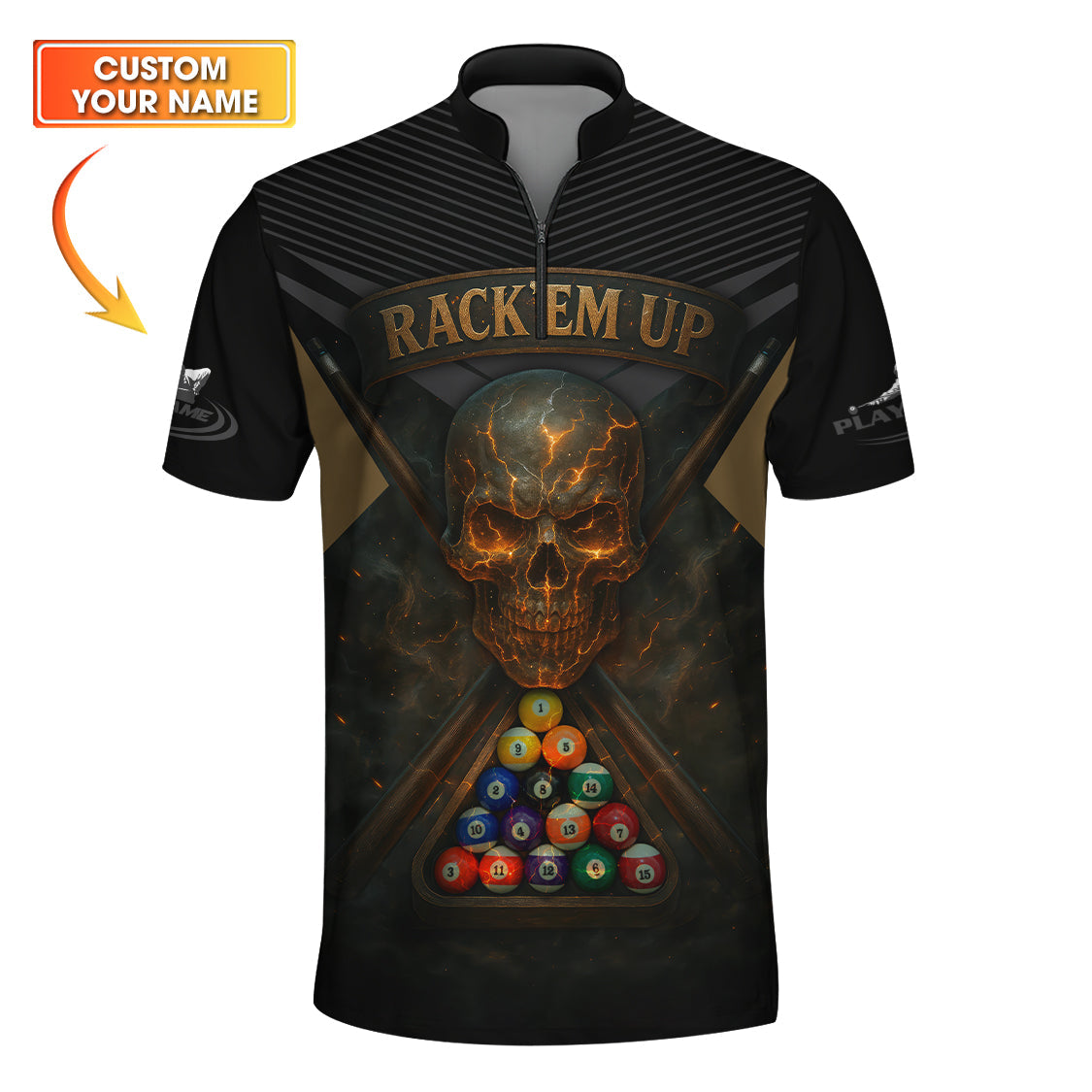 Custom Name Rack Em Billiards Shirt, Billiard Tee Shirts, Billiards Jerseys Gift For Men