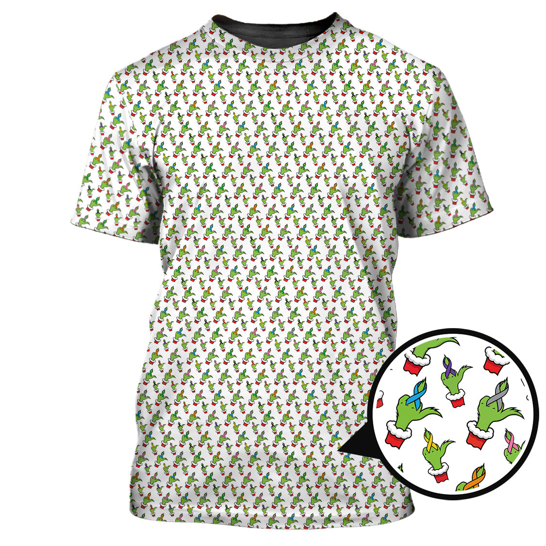 Cancer Survivor Shirt, Cancer Awareness Shirt, Funny Pattern Golf Shirt, Grinch Golf Shirt For Men