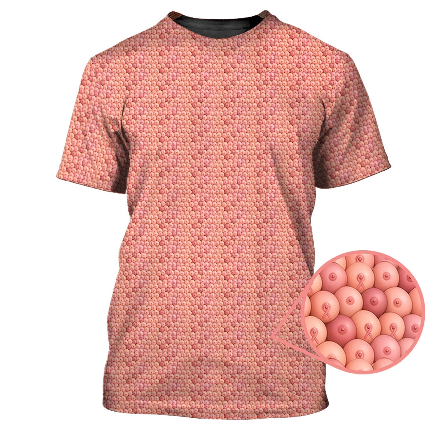 Breast Cancer Golf Shirt, Boobs Pattern Golf Shirt, Funny Golf Shirt For Golfer