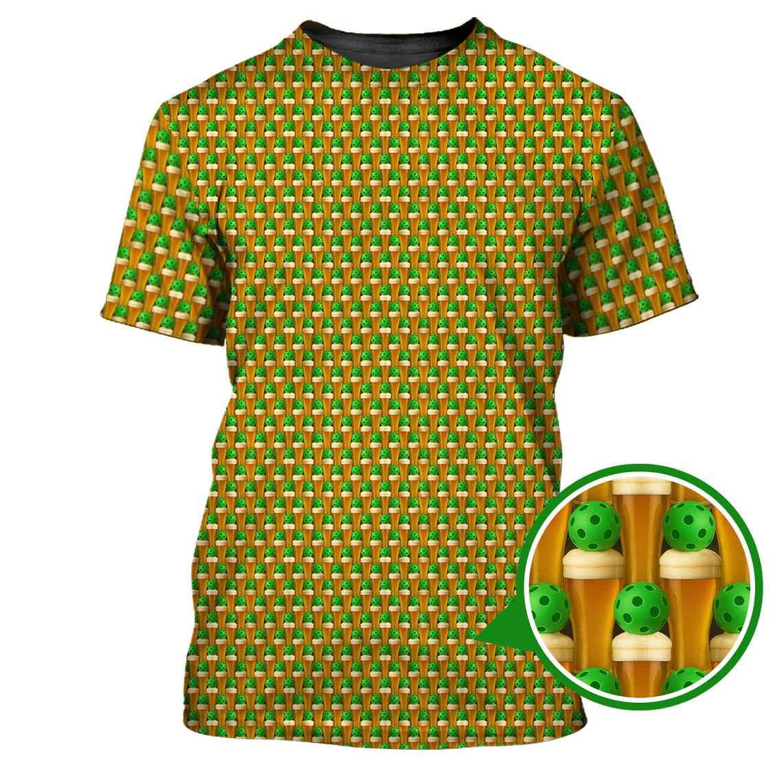 Funny Pickleball Shirt, Pickleball And Beer Shirt, Gift For Pickleball Players, Pickleball Pattern Shirt
