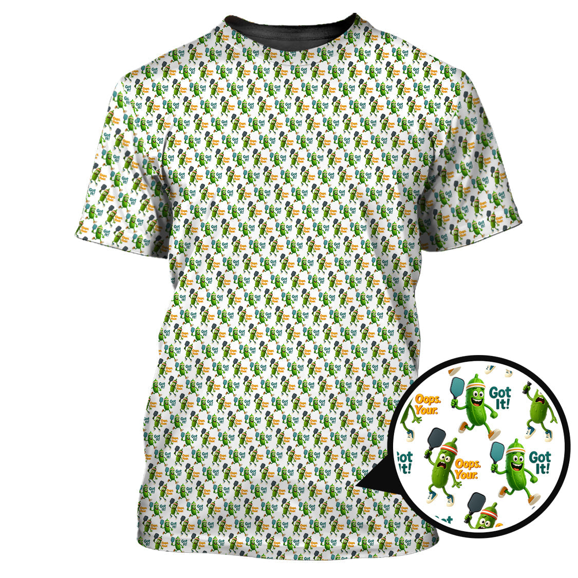 Funny Pickleball Shirt, Got It Oops Yours Shirt, Pattern Pickleball Shirt For Player