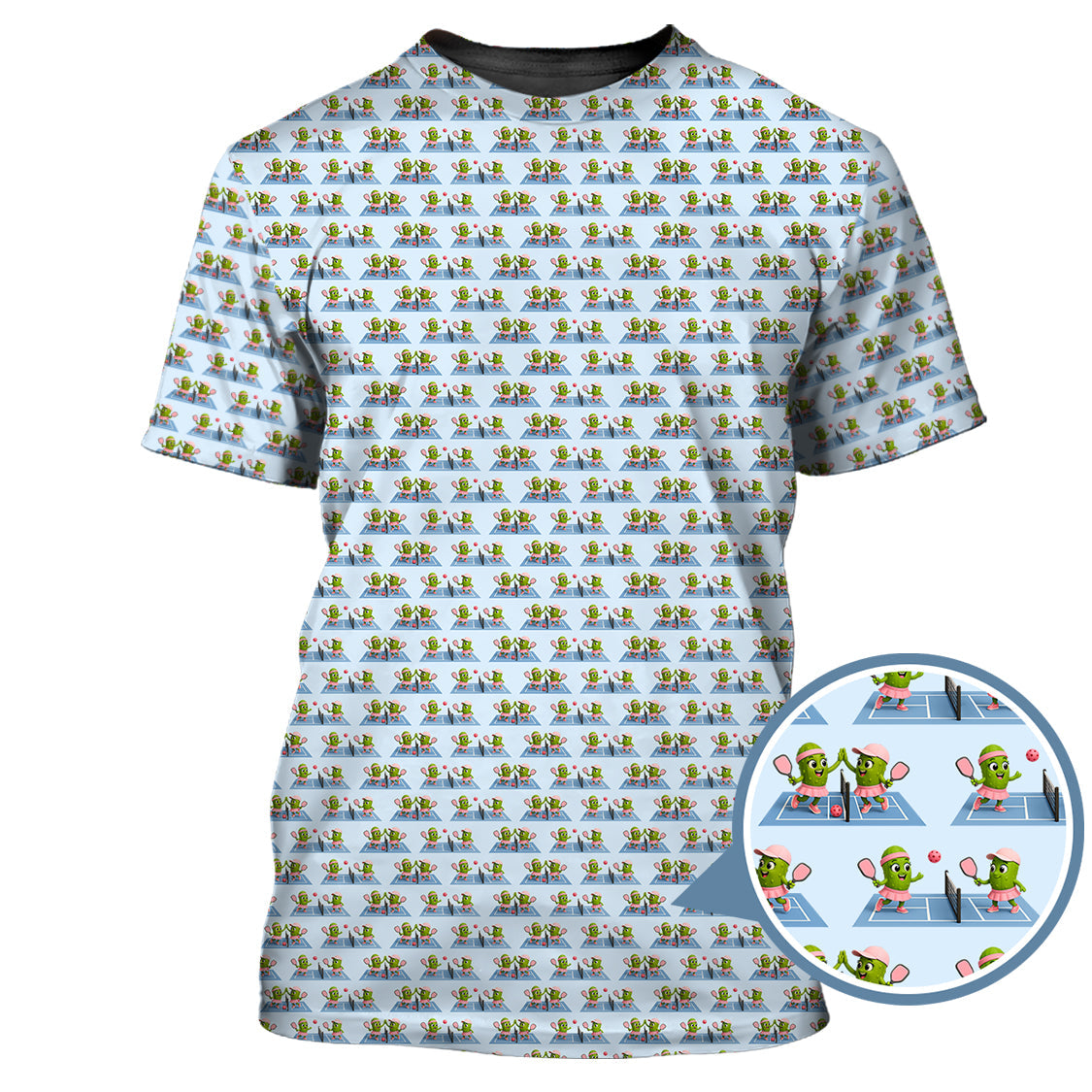 Pickleball Shirt, Women’s Pickleball Shirt, Funny Pickle Pattern For Pickleball Player