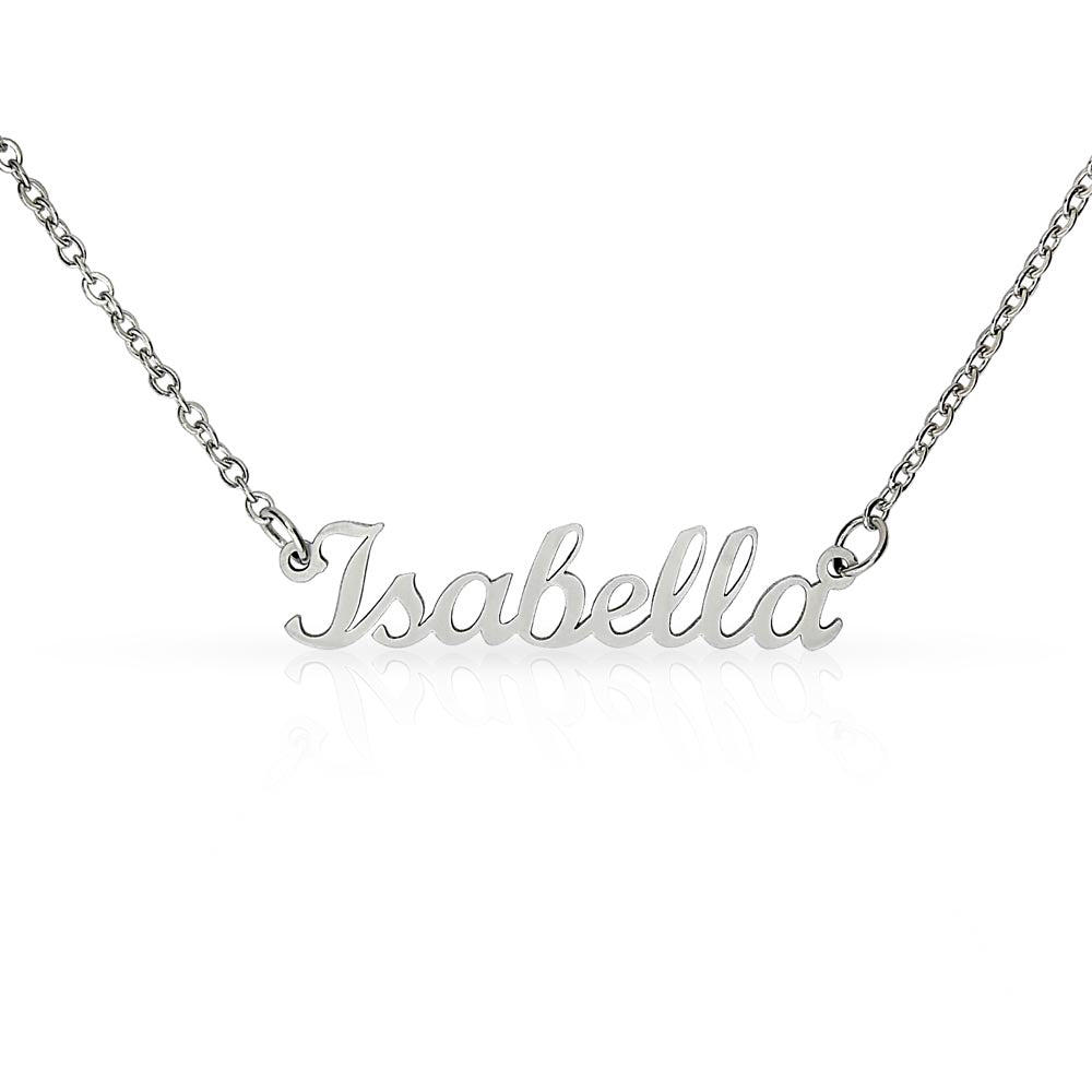 To My Beautiful Granddaughter Name Necklace, Personalized Gift for Granddaughter Jewelry