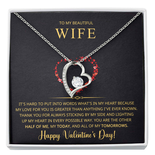 rinna love romantic valentines day gift for wife from husband valentines gift for her valentines necklace jewelry