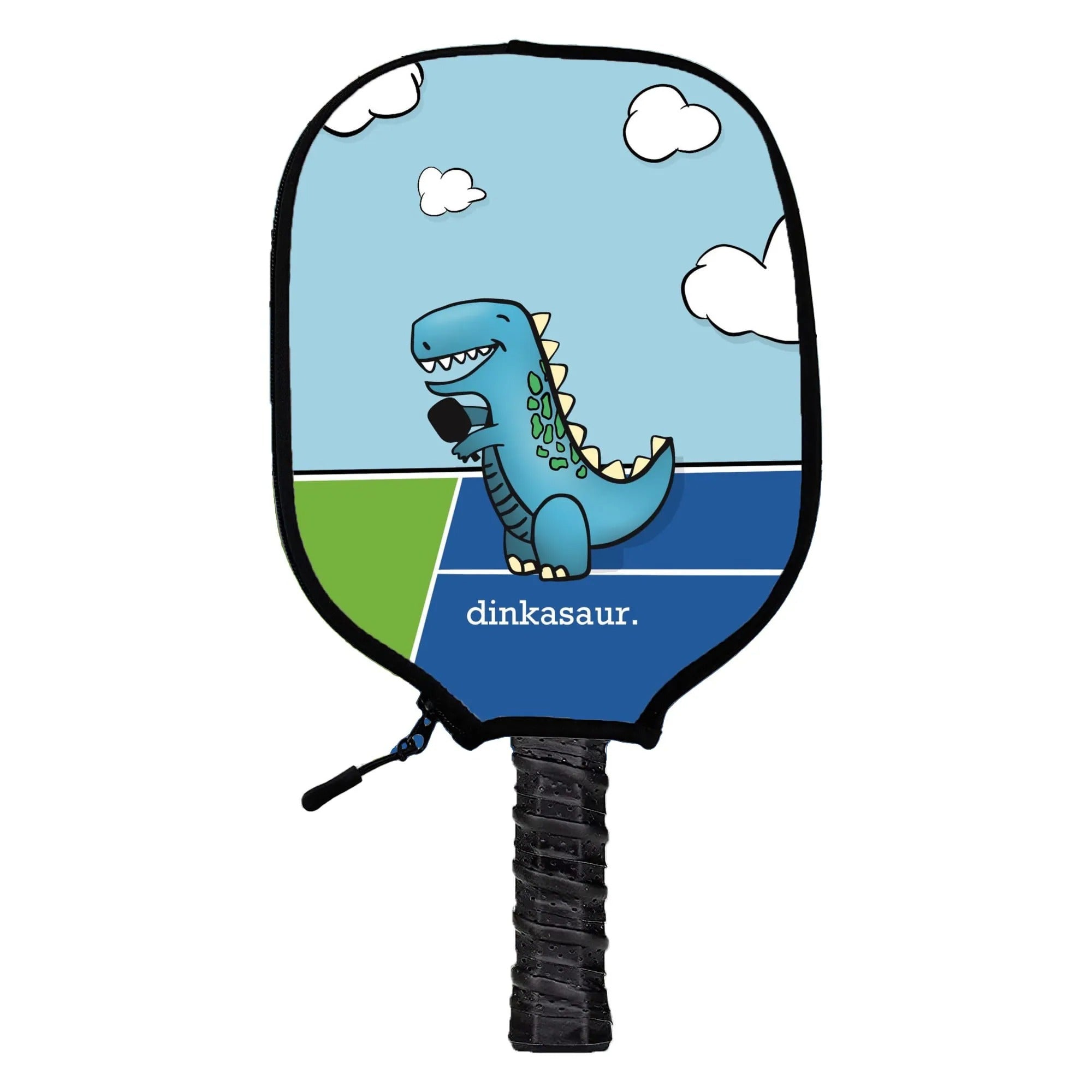 Dinkasaur Pickleball Paddle Cover, Gift Perfect For Pickleball Lover, Pickleball Paddle Covers