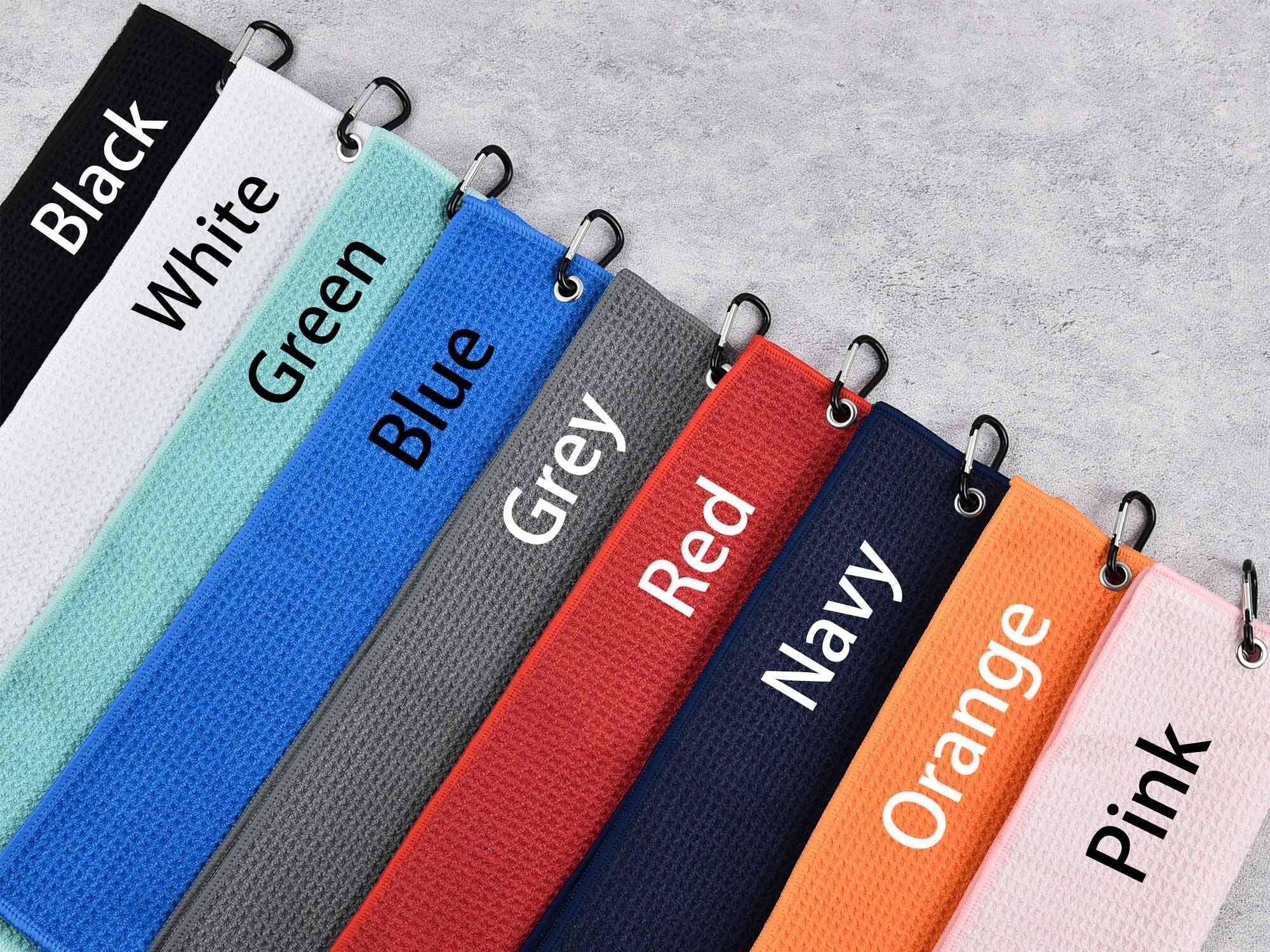Custom Embroidered Golf Towel, Golf Towel Logo, Personalized Golf Gift