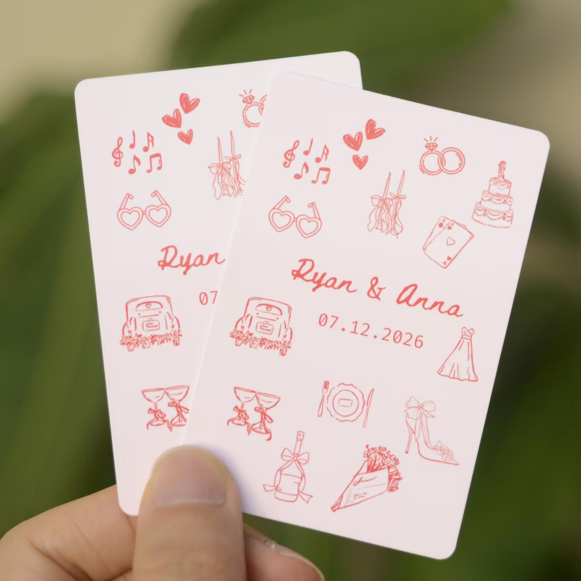 Custom Wedding Guest Book Playing Cards, Wedding Guest Book Alternative, Personalized Playing Cards, Bridal Shower Favors