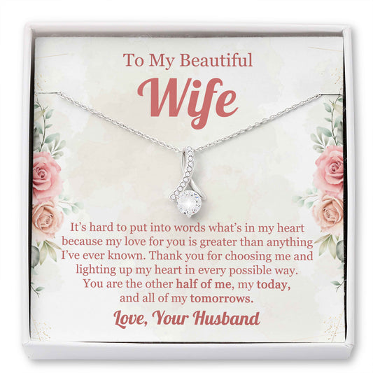 gift for wife from husband jewelry gift to wife valentines day gift for wife anniversary necklace for her